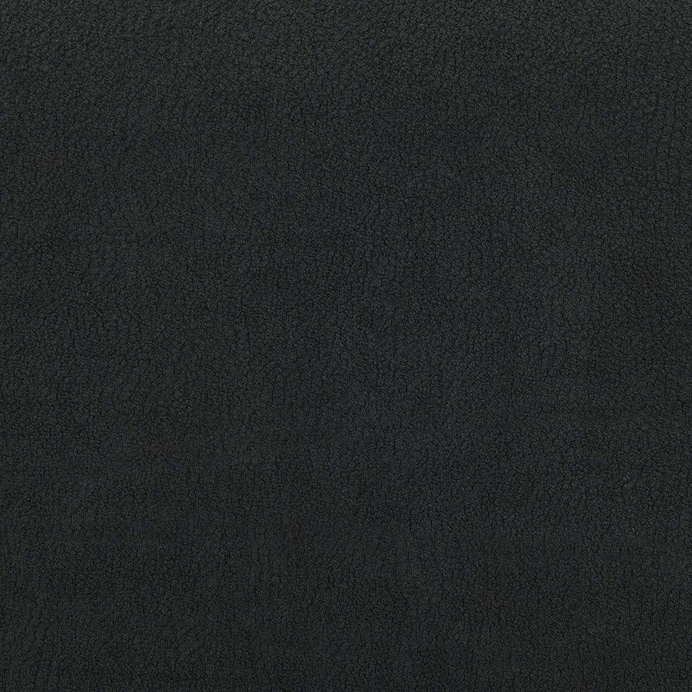 Angle. Kadyn - Curved Modular Sectional Sofa, Modern Minimalist Design with Soft Lamb's Wool Fabric, Black - Black.