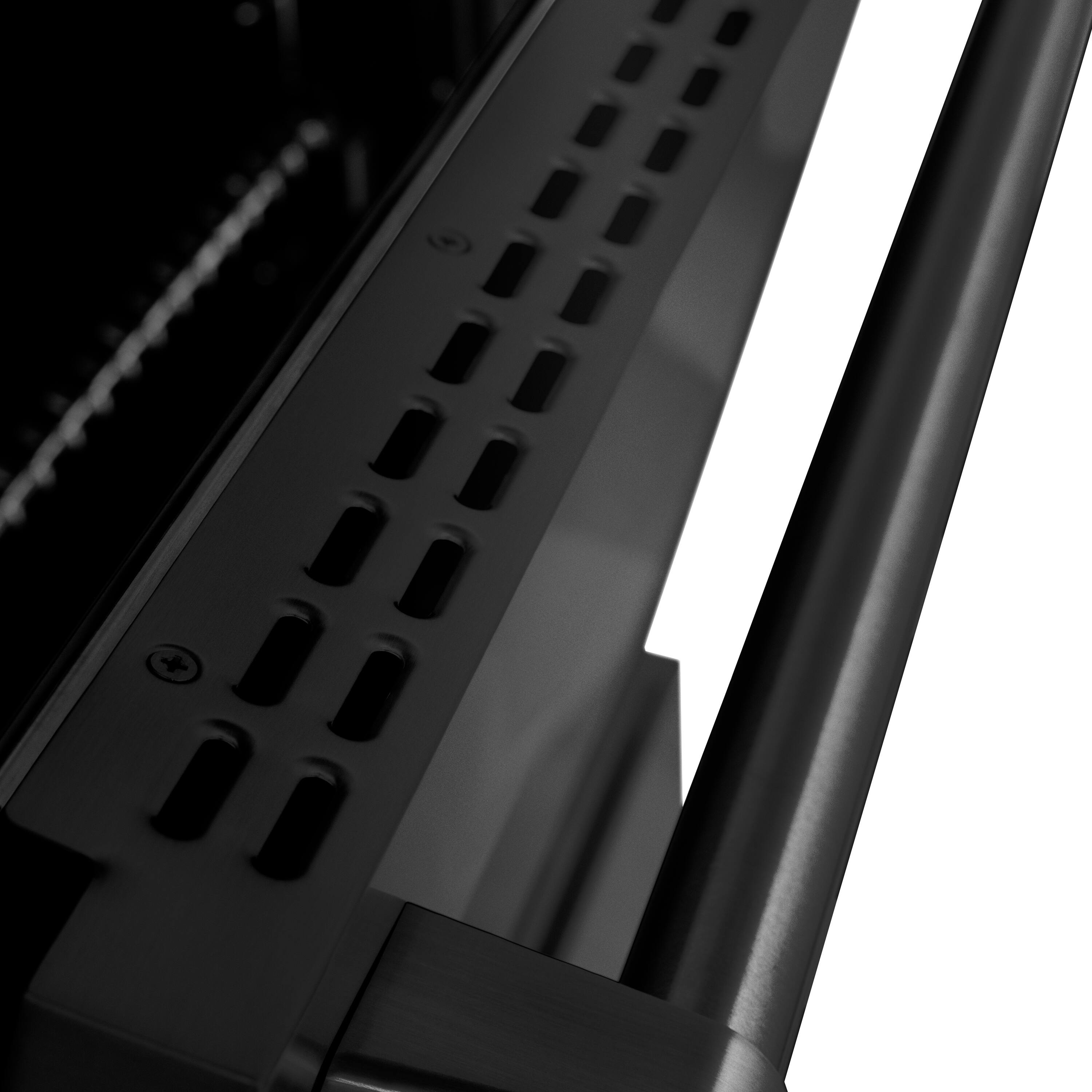 Alt View 11. ZLINE - ZLINE 48" Paramount Double Oven Dual Fuel Range with 8 Burners (SDRB-48) - Black Stainless Steel.