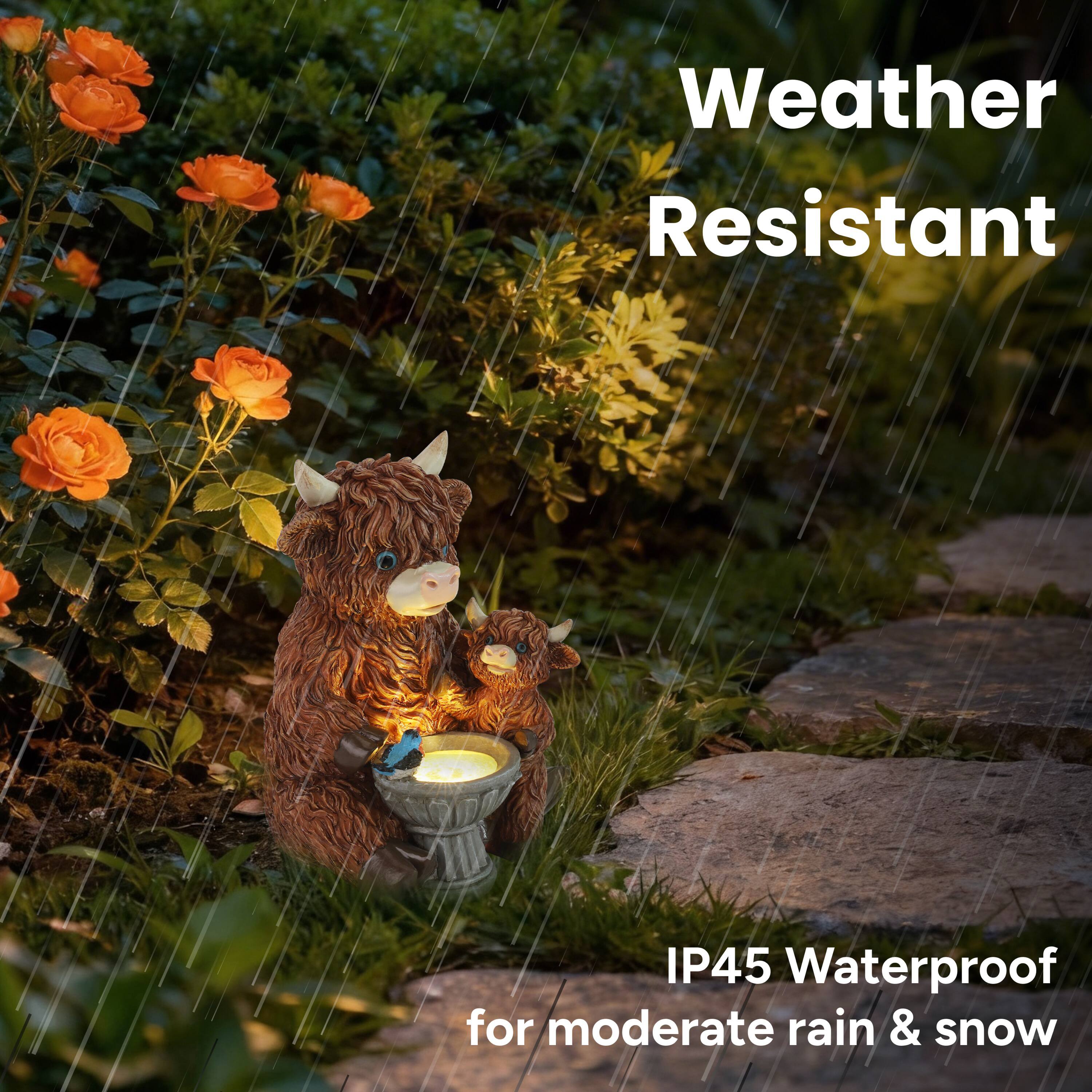 Weather Resistant  
IP45 Waterproof for moderate rain & snow
