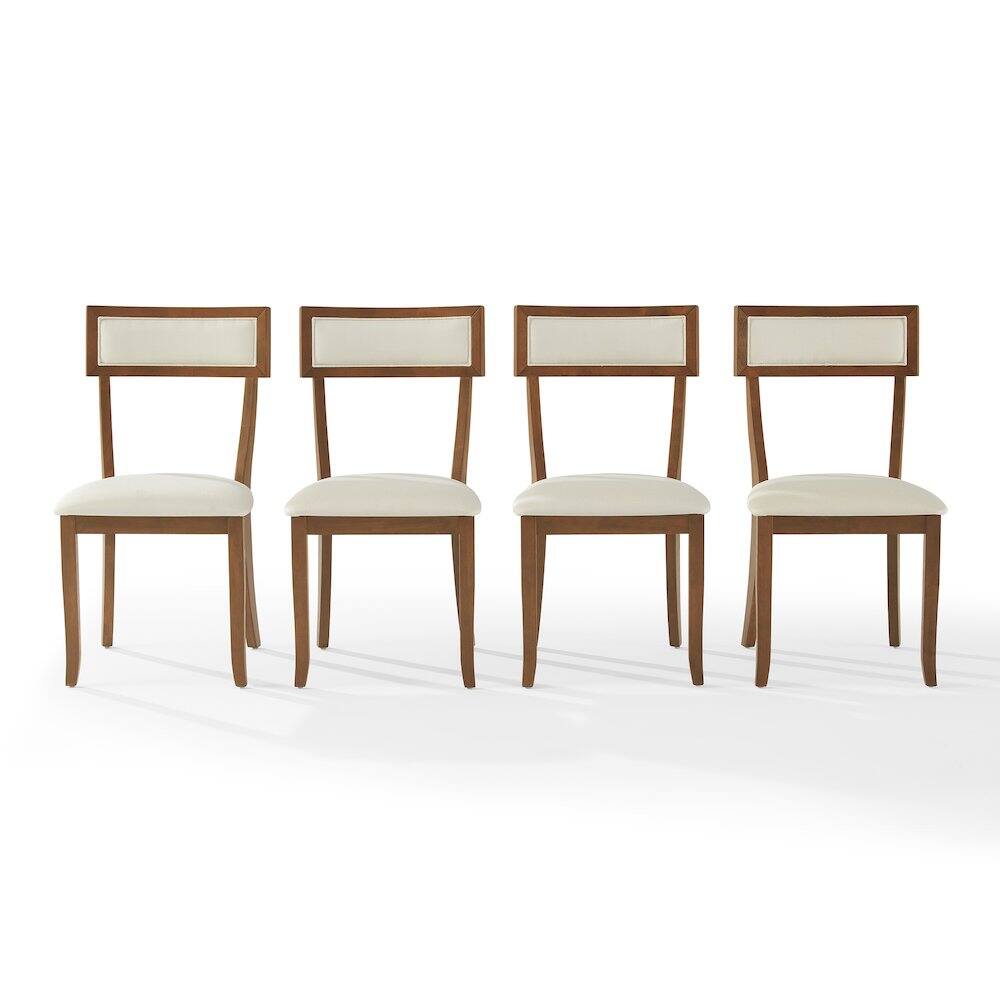 Alt View 1. Crosley Furniture - Alessia 4-Piece Dining Chair Set In Brown - Brown.