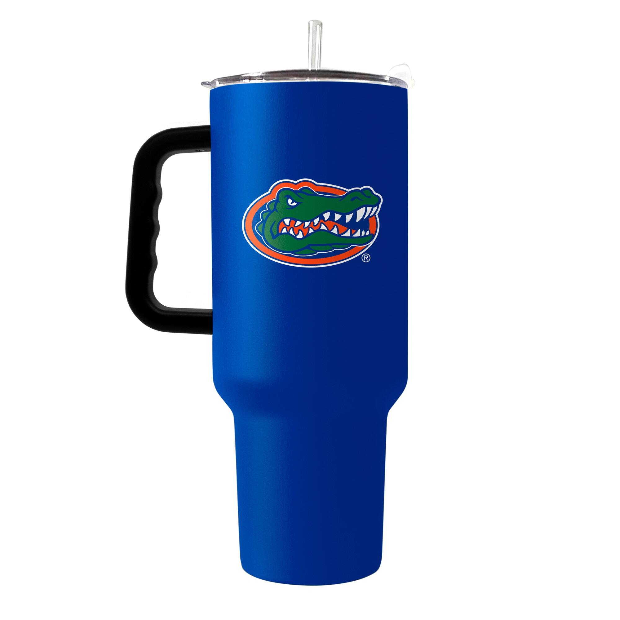 Logo Brands - Florida Gators 40oz. Travel Tumbler with Handle - Multicolor