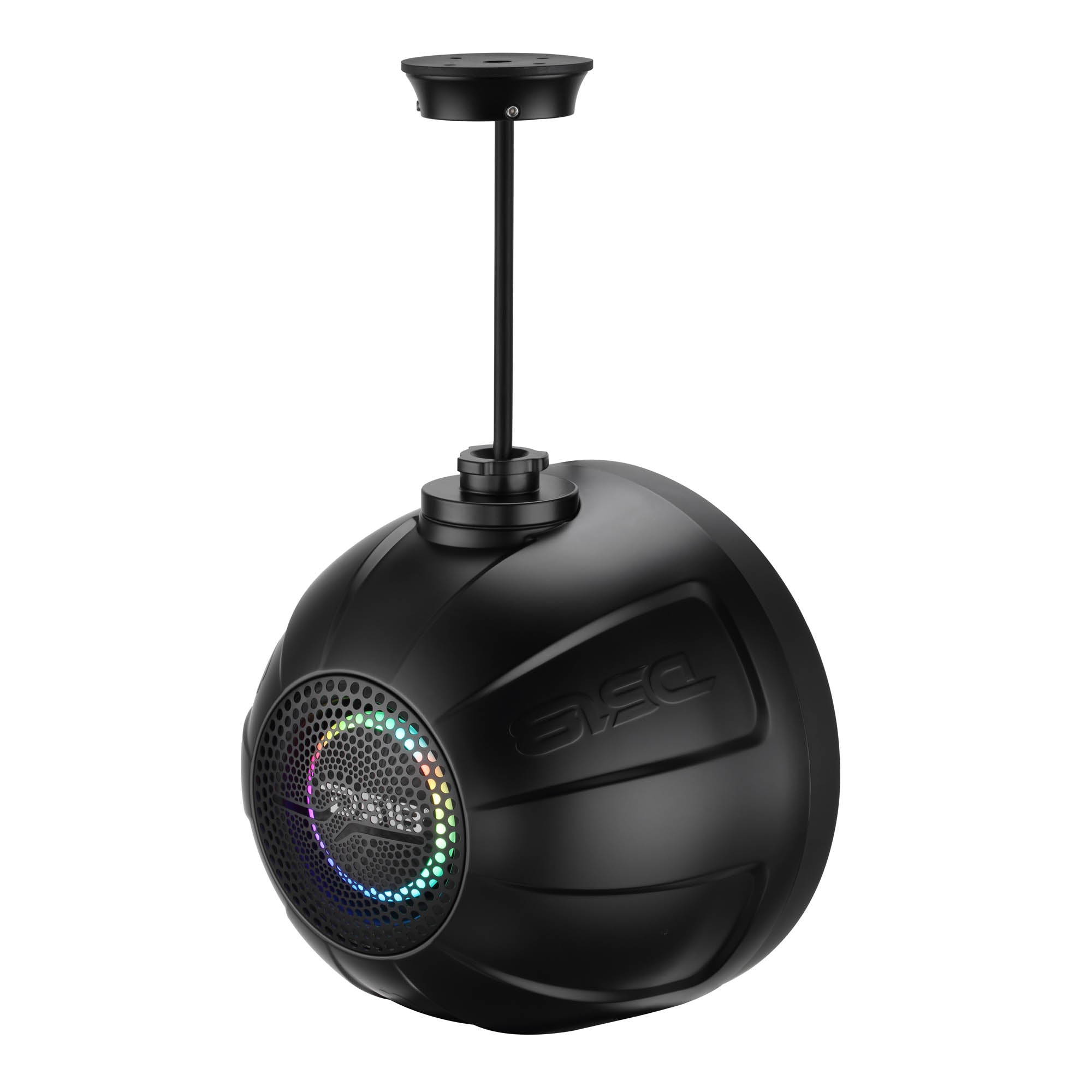 Alt View 6. DS18 Audio - NXL 8" 2-way Coaxial Speaker with Built-in Driver and Grille (Pair), 175W RMS 4-Ohm - Black.