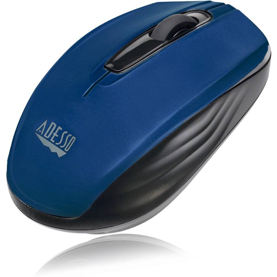 Alt View 4. Adesso - Adesso iMouse S50L 2.4GHz Wireless Mini Mouse - Optical - Wireless - 30 ft - Radio Frequency - 2.40 GHz - Blue - USB - 1 - Blue.