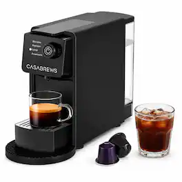 Casabrews - CM7036E, 20 Bar Espresso Machine for Nespresso Original Pods - Black