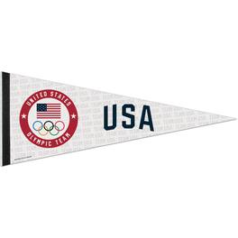 WinCraft - Team USA 12" x 30" Premium Pennant - White