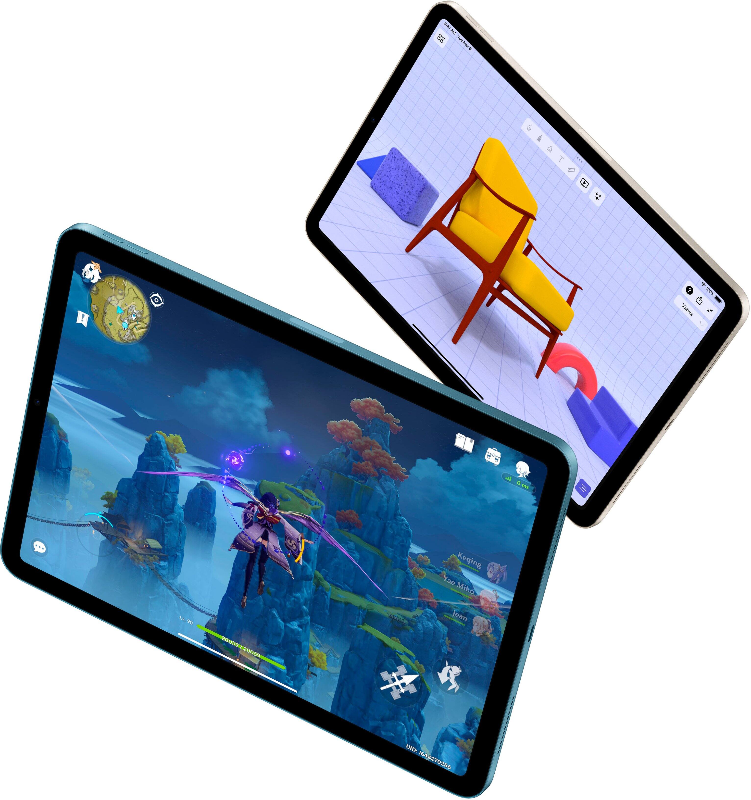 Alt View 12. Apple - Apple - 10.9-Inch iPad Air - (5th Generation) (2022) Wi-Fi + Cellular - 256GB - Space Gray.