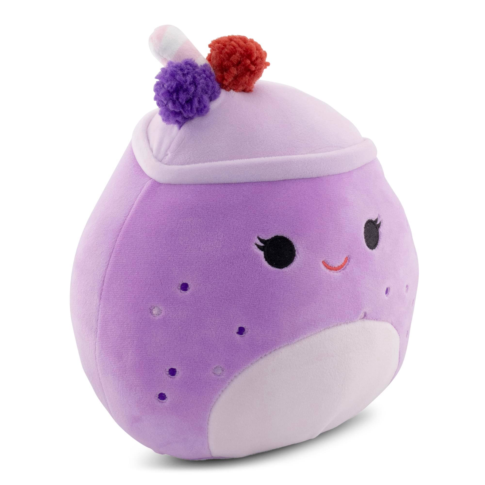 Alt View 10. Kellytoy - Squishmallows Breakfast Squad 8 Inch Plush | Vie The Berry Smoothie - Purple.