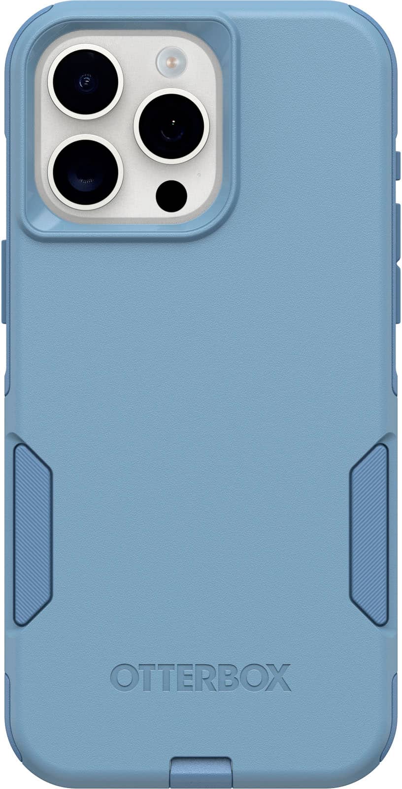 Front. OtterBox - Commuter Series Hard Shell for MagSafe for Apple iPhone 15 Pro Max - Crisp Denim.