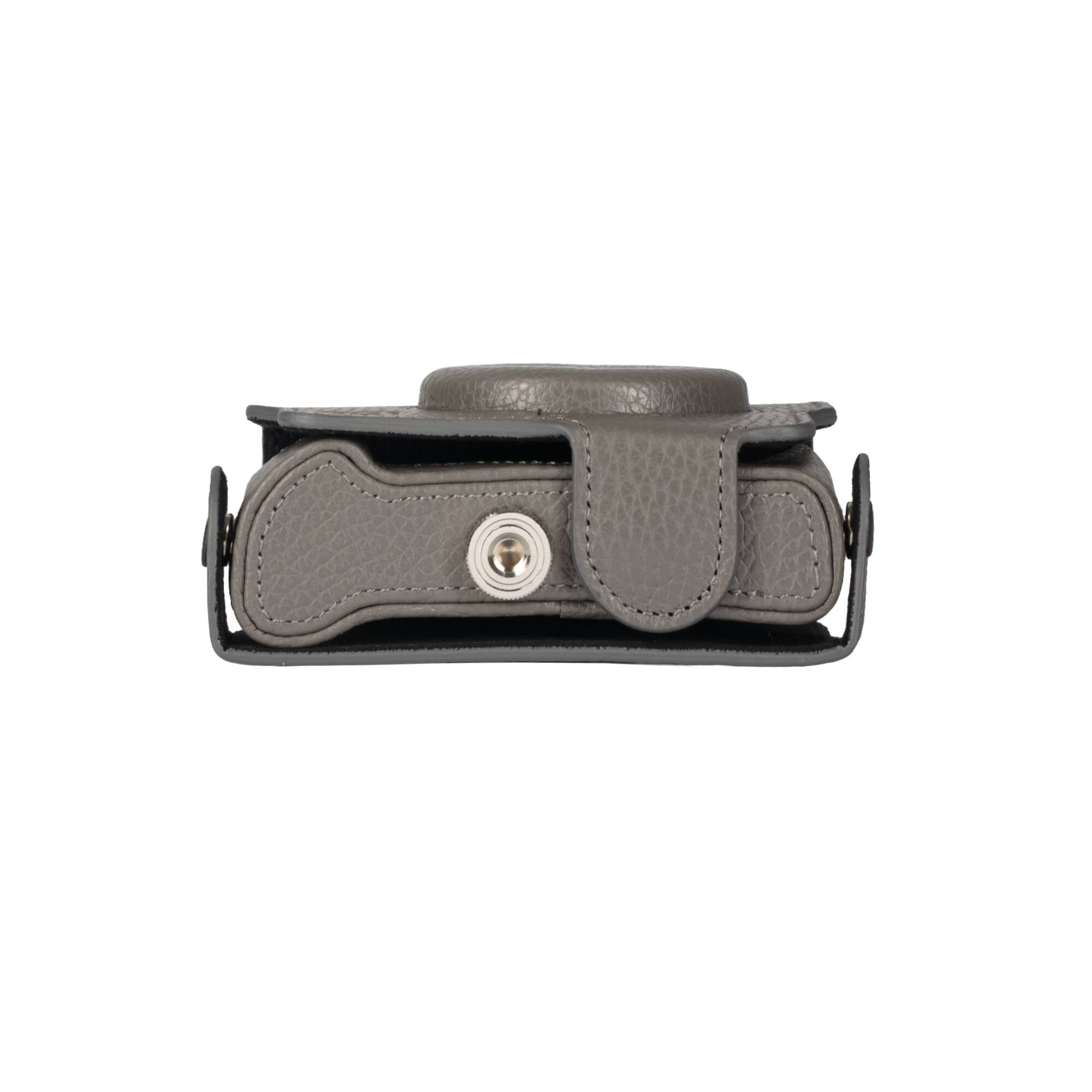 Back. Canon - Canon 30th Anniversary Edition Premium Genuine Leather Camera Case for PowerShot G7 X Mark III Graphite Camera Kit, Cust.