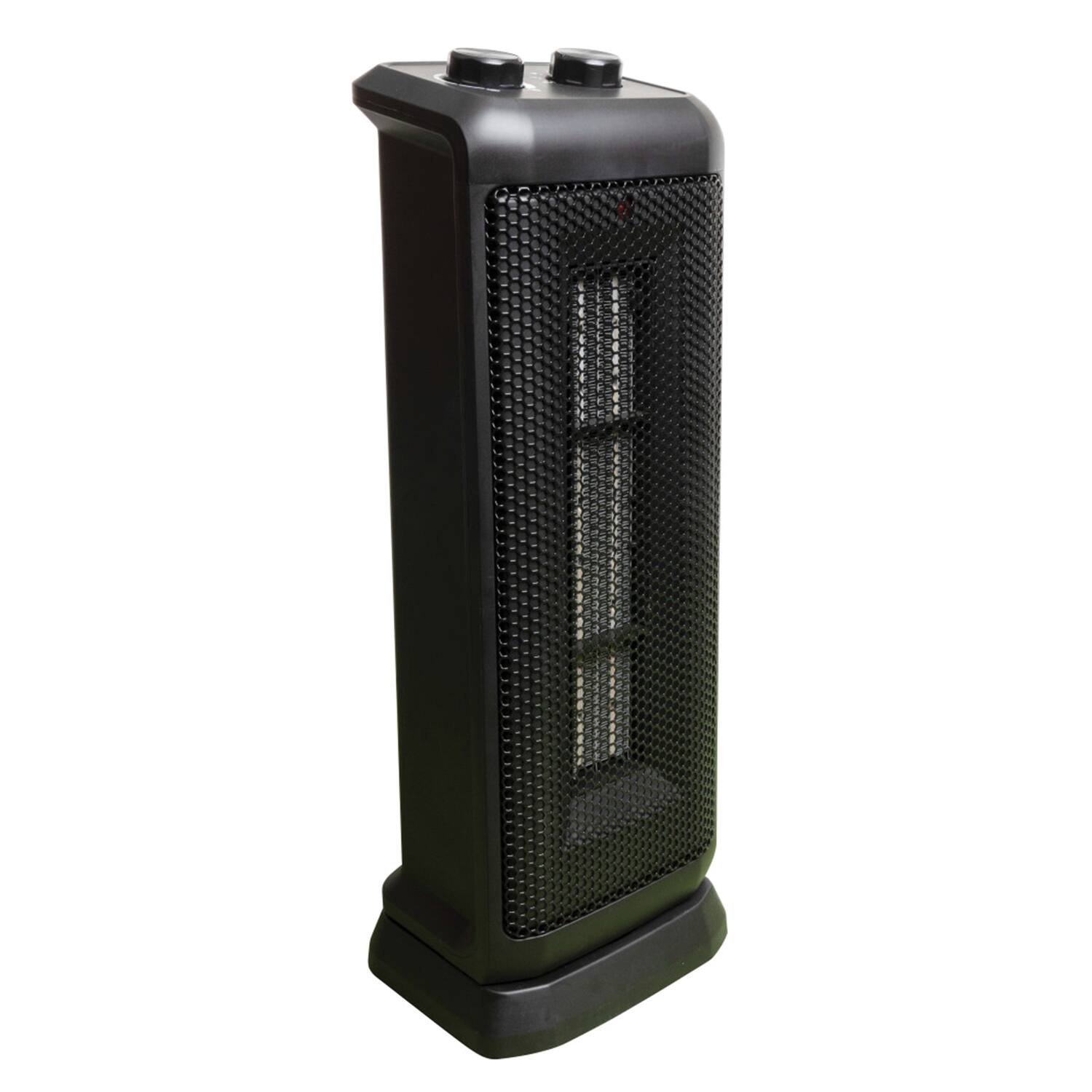 Front. Comfort Glow - Comfort Glow Ceh625 Ceh625 1,500-watt-max Portable Oscillating Ceramic Fan Tower Heater With Thermostat, Black - Black.