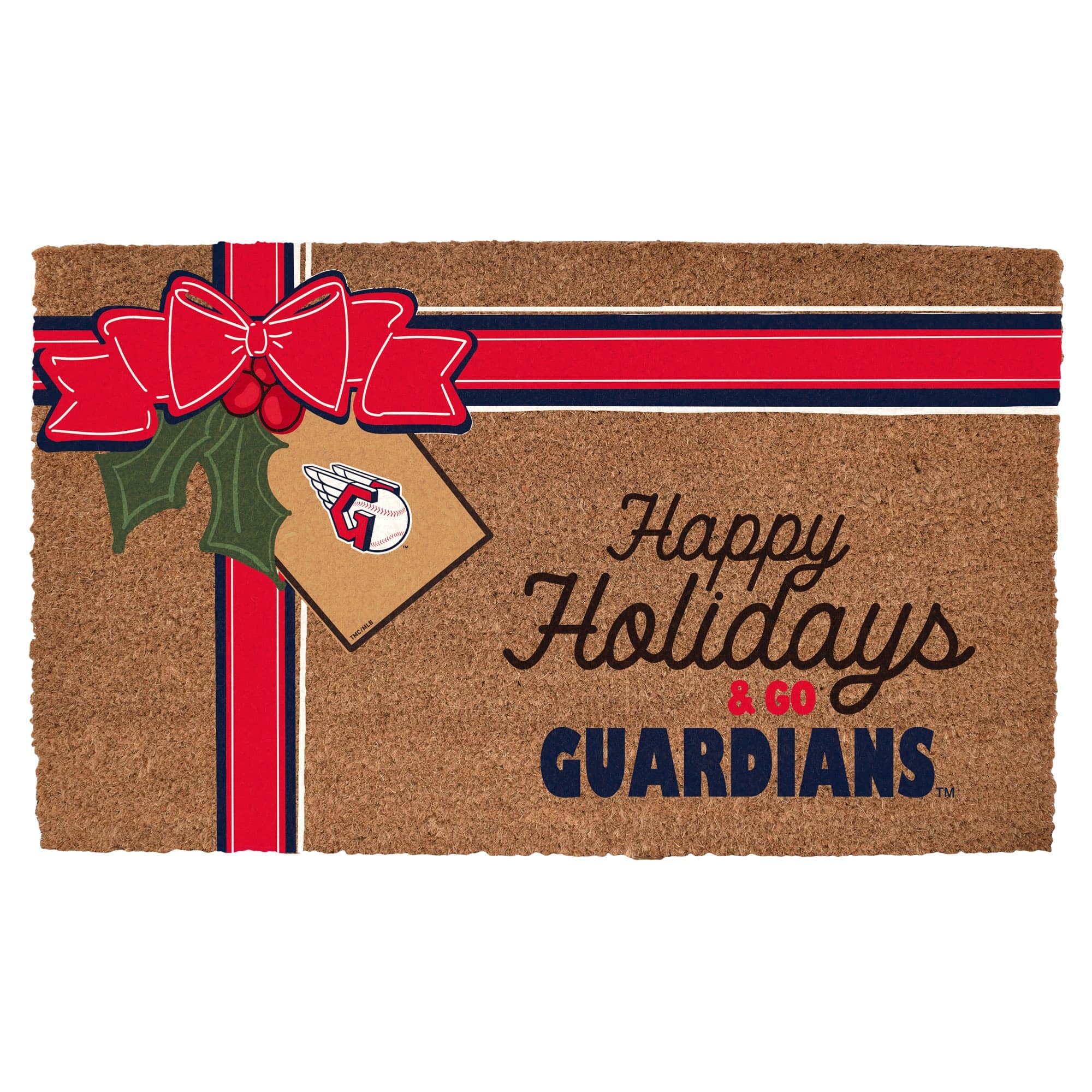 "The Memory Company - Cleveland Guardians 20"" x 30"" Holiday Gift Wrap Coir Door Mat - Multicolor" price history on PriceWatchPro