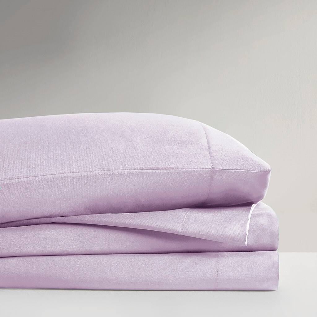 Alt View 3. Gracie Mills - Gracie Mills Ruby All-Season Microfiber Soft Touch Sheet Set - Lavender.