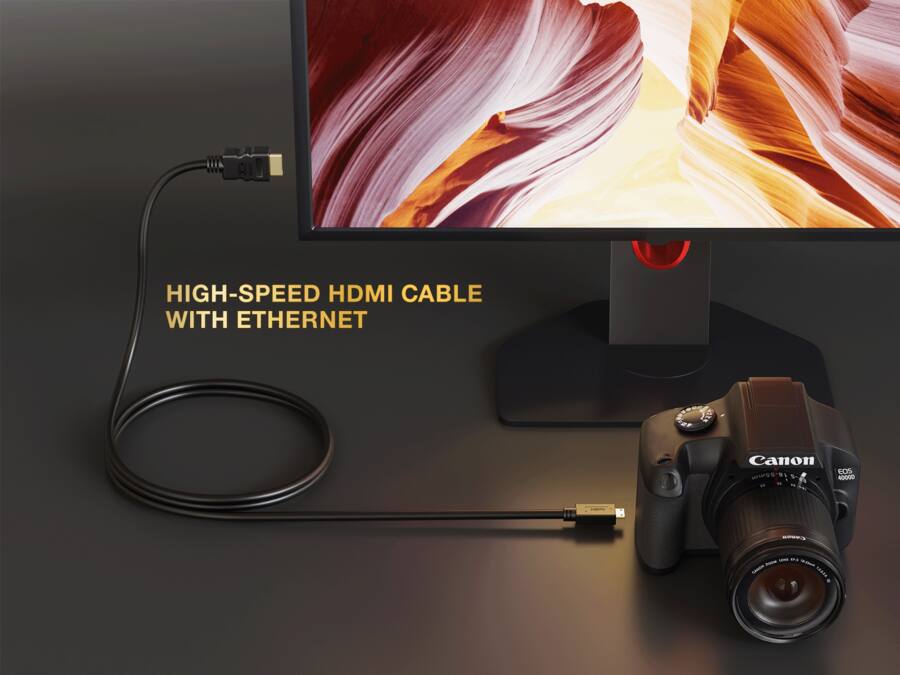 Cable Leader High Speed HDMI to Mini HDMI Cable with Ethernet, 4K@30Hz ...