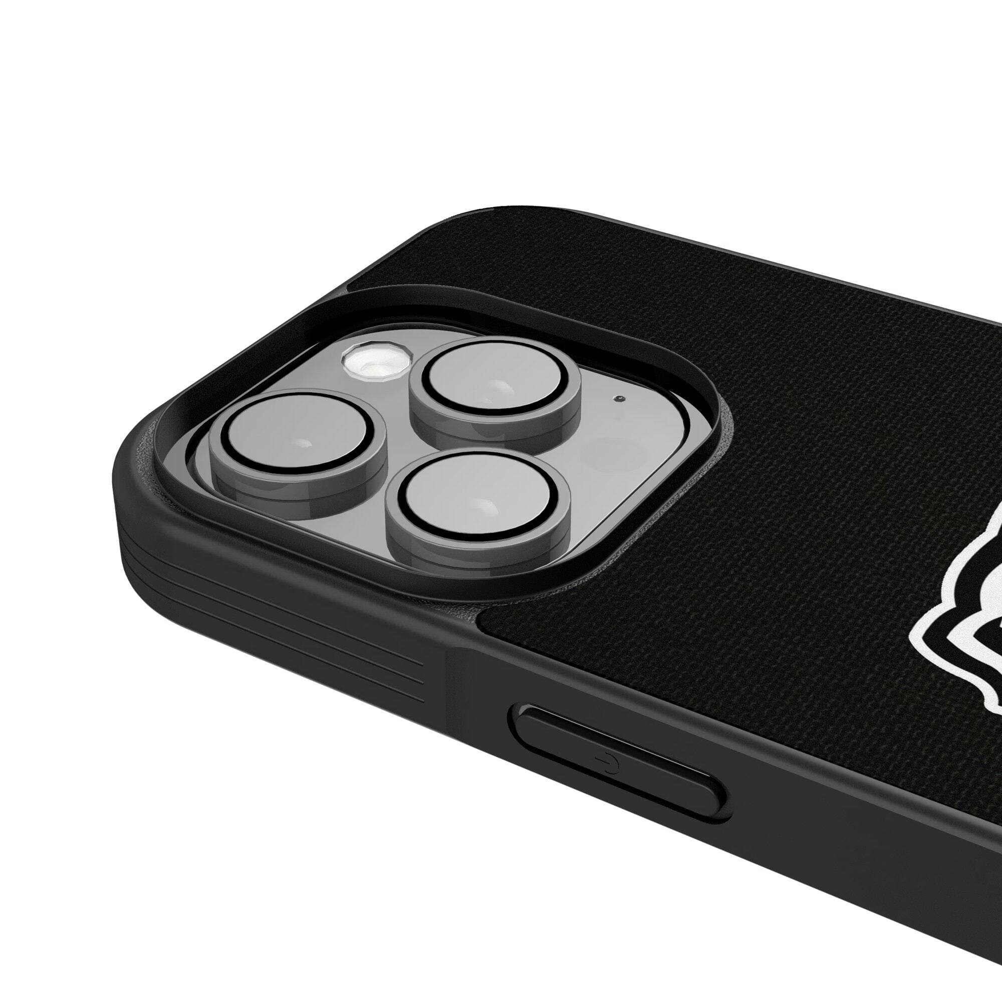 Alt View 3. Keyscaper - Georgia Bulldogs iPhone Alternate Solid Design Bump Case - 16 Pro - Multicolor.