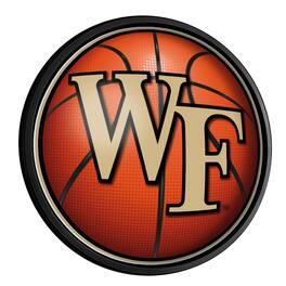 The Fan-Brand - Wake Forest Demon Deacons Basketball 18'' Round Slimline Illuminated Wall Sign - Multicolor