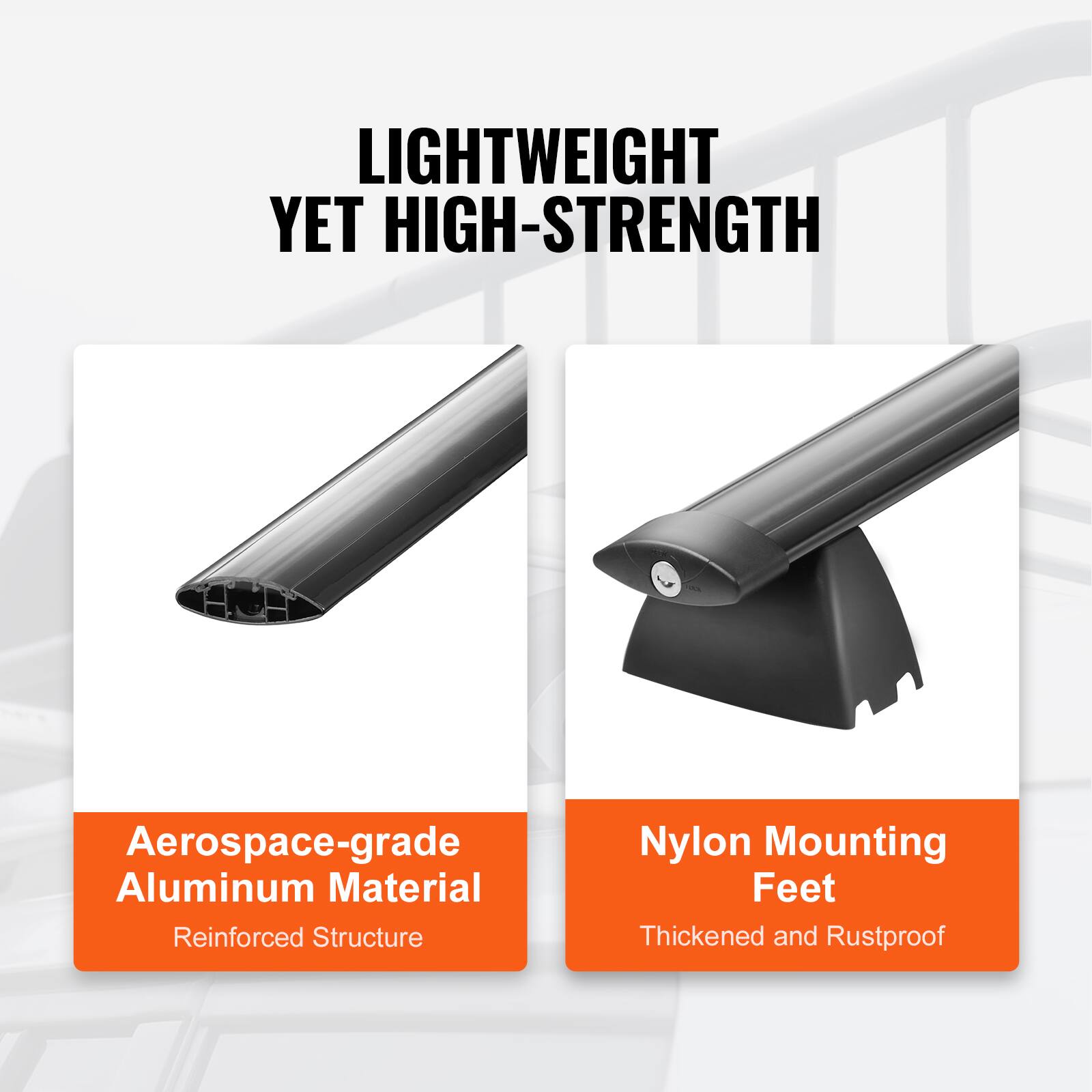 LIGHTWEIGHT YET HIGH-STRENGTH

Aerospace-grade Aluminum Material
Reinforced Structure

Nylon Mounting Feet
Thickened and Rustproof