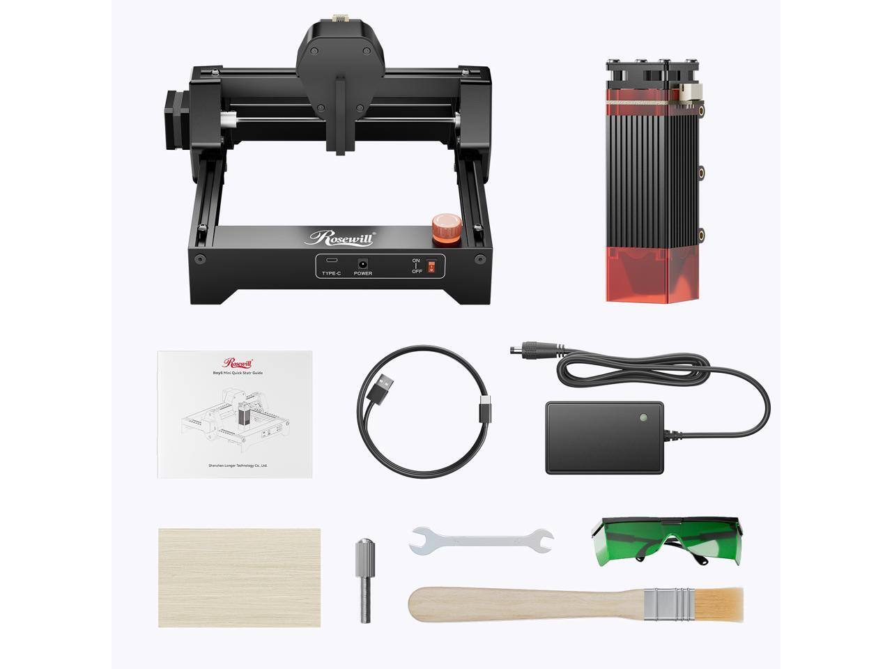 Rosewill TTPE PUWER T 1 OFF Reai mayn - - - . -it - LA