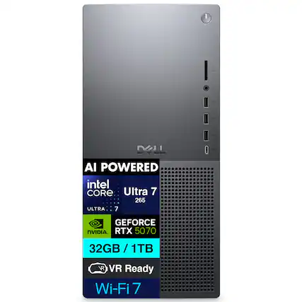 AI POWERED
intel CORE Ultra 7 265
ULTRA 7
NVIDIA GEFORCE RTX 5070
32GB / 1TB
VR Ready
Wi-Fi 7