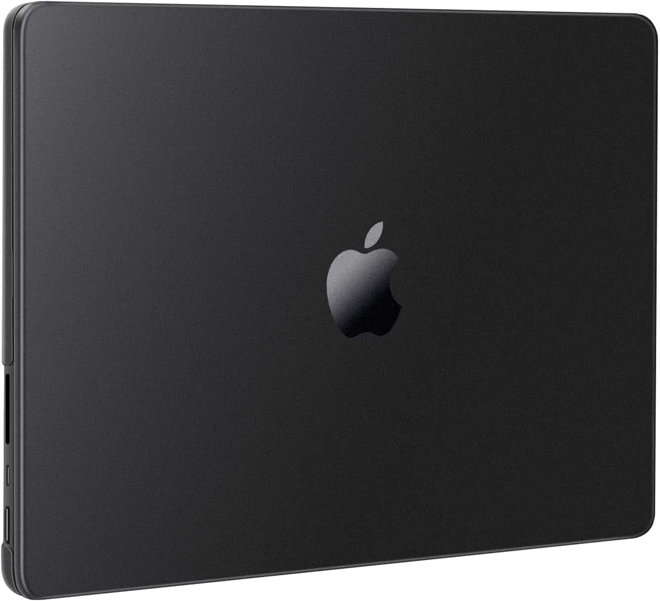 mosiso - MacBook Pro 14 inch Case for A3427 A3426 A3434 A3112 A3185 A3401 A2918 A2992 A2779 A2442, Matte Hard Case - Space Black Clear
