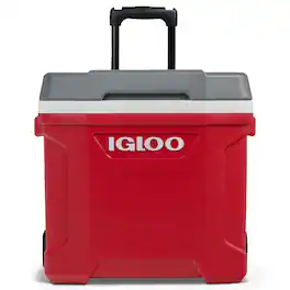 Igloo - Latitude 30 Qt Roller Cooler - Red