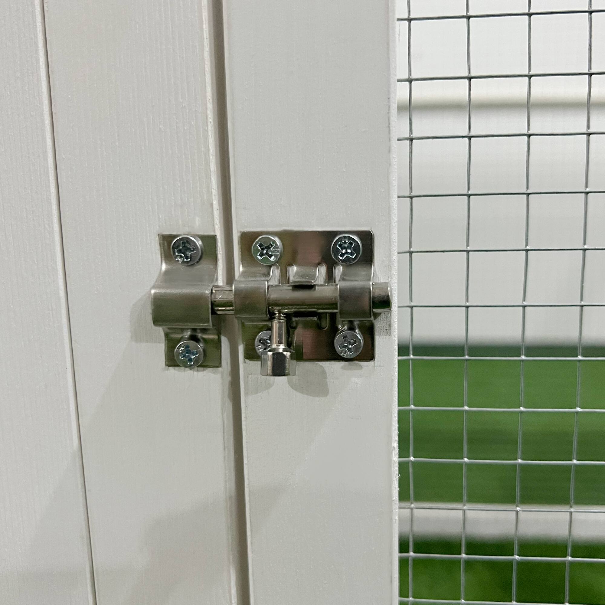 Alt View 4. Pawhut - 162" Large Chicken Coop Wooden with Handles, Outdoor, 2 Nesting Boxes, Water-resistant Roof, Removable Tray, Ramp.