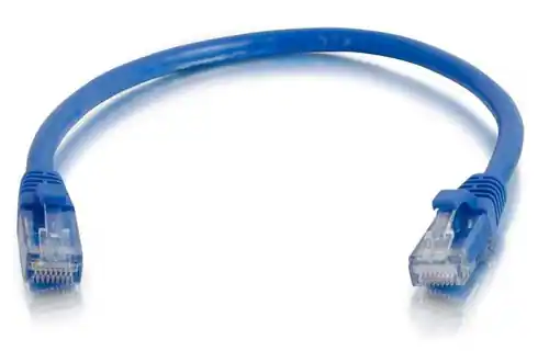 Front. C2G - 757120151937 15193 Ethernet Network Patch Cable - Blue - 7 Feet - Cat5e - Snagless - Unshielded (UTP) - RJ45 Male to Mal - Blue.