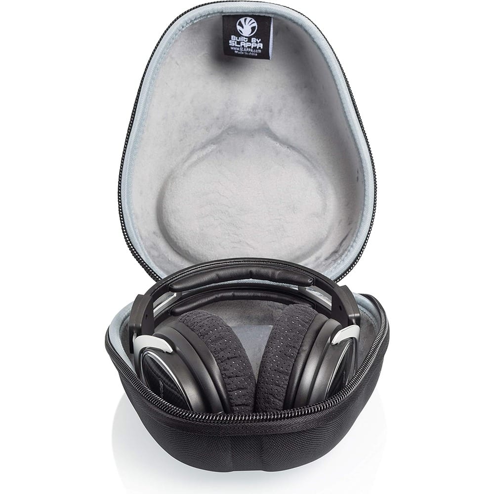 ACJPR - Full-Sized Hard Shell Headphone Case – Duro-Shock xEVA, Ballistic Nylon, Protective Storage for Over-Ear Headphones