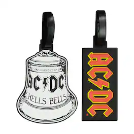 Ful - AC/DC Logo & Hells Bells 2-Piece Luggage Tag Set - Multi