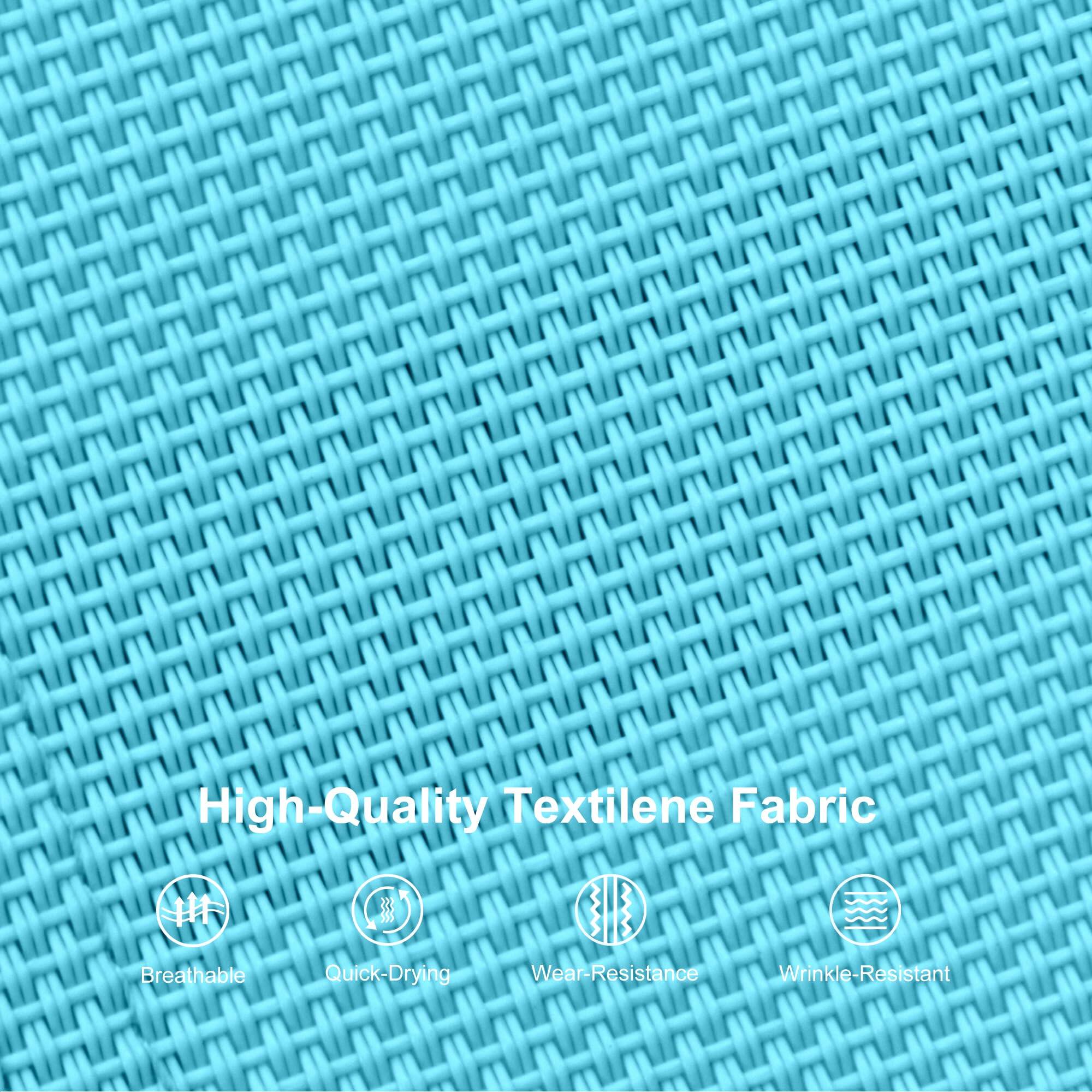 High-Quality Textilene Fabric

- Breathable
- Quick-Drying
- Wear-Resistance
- Wrinkle-Resistant