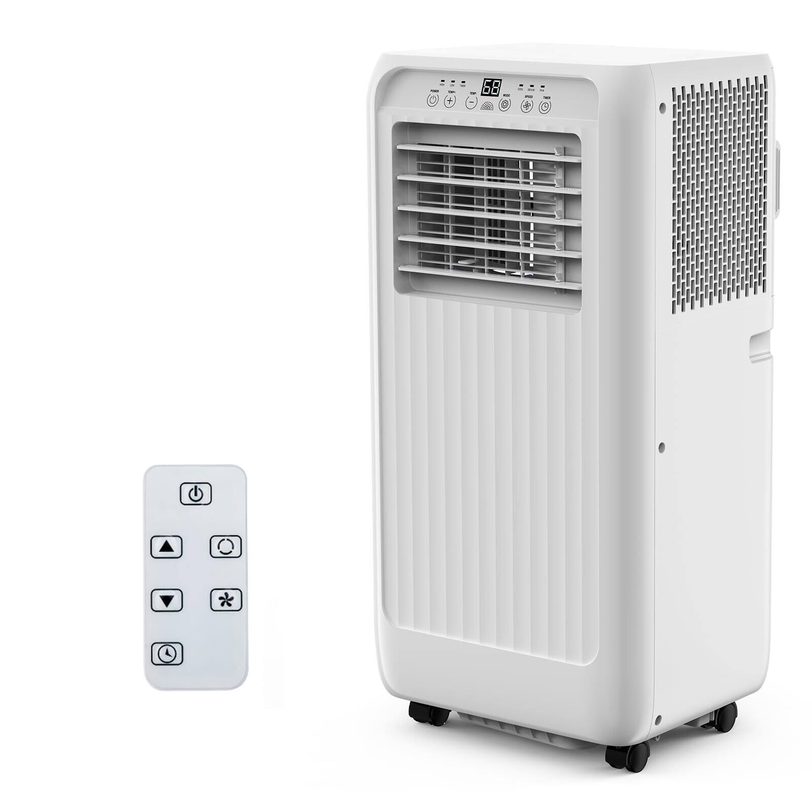 Front. GARVEE - 10000 BTU (ASHRAE) / 6500 BTU (SACC) Portable Air Conditioner 450 Sq.Ft.
