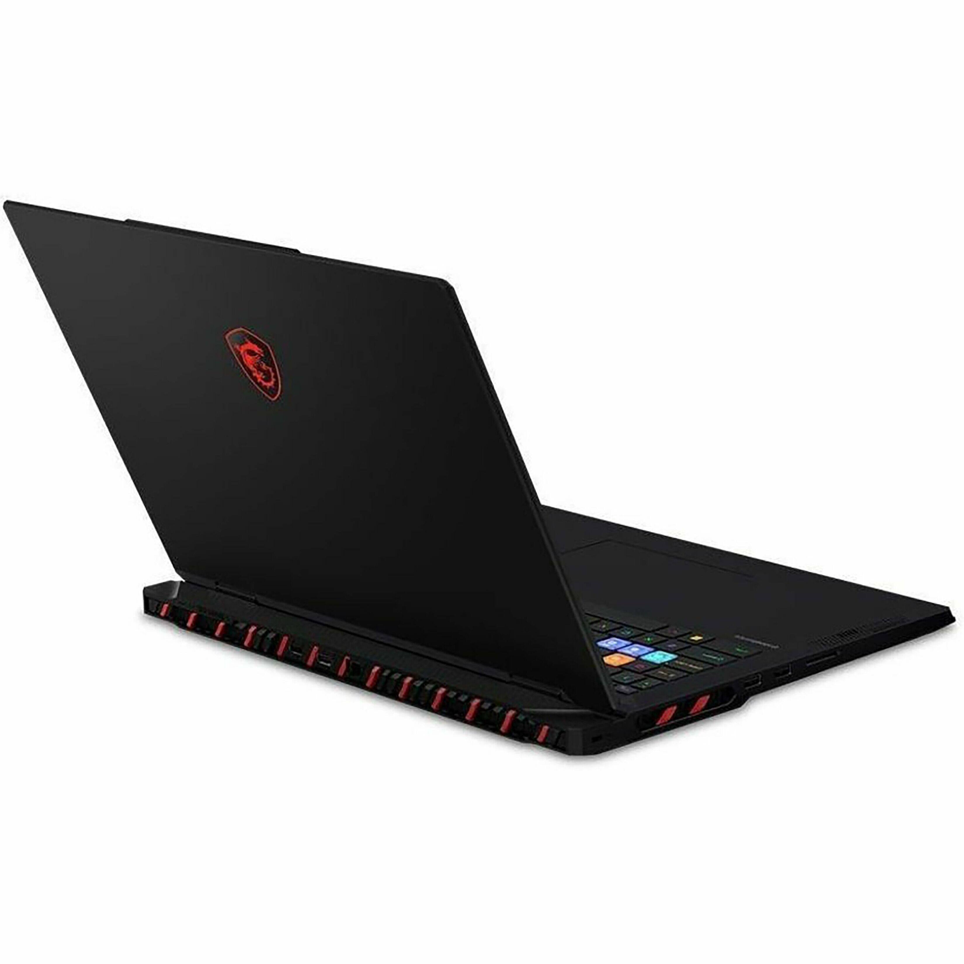 Alt View 19. MSI - 18" Gaming Laptop 3840 x 2400 () - AMD Ryzen 9 9955HX3D with 64GB Memory - GeForce RTX 5090 - 2 TB SSD - Core Black, Black.