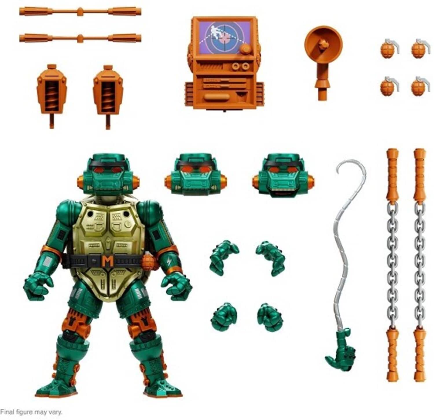 Super7 - Teenage Mutant Ninja Turtles - ULTIMATES! Wv7 - Warrior Metalhead Michelangelo (TMNT) - COLLECTIBLES - Multicolor