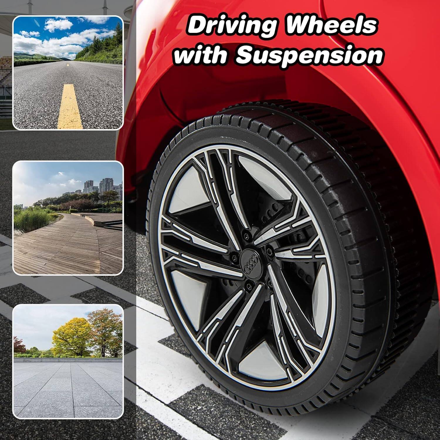 Driving Wheels with Suspension