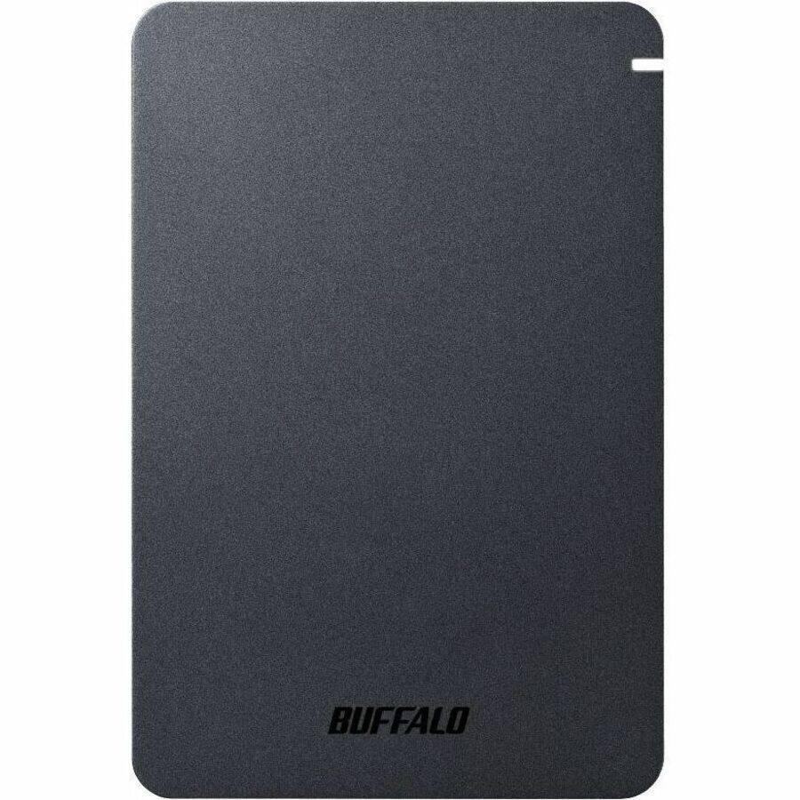Alt View 1. Buffalo - Buffalo MiniStation HD-PGFU3 1 TB Portable Hard Drive - External - TAA Compliant - Desktop PC, MAC Device Supported - Unknown.