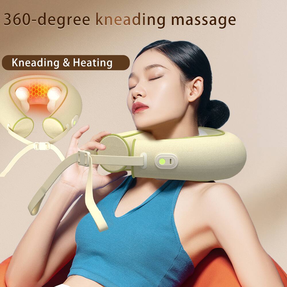 360-degree kneading massage  
Kneading & Heating