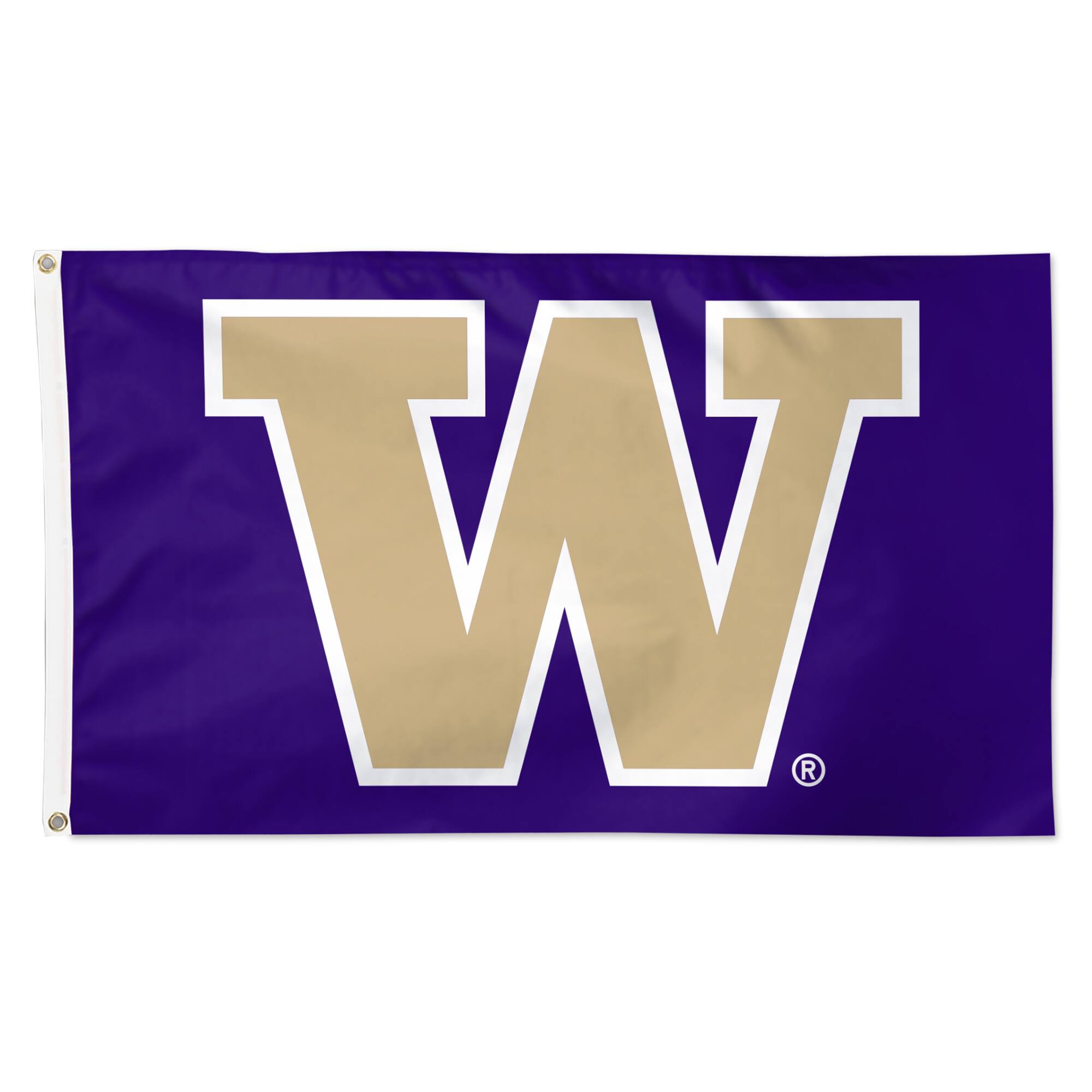 WinCraft - Washington Huskies 3' x 5' Primary Logo Single-Sided Flag - Multicolor
