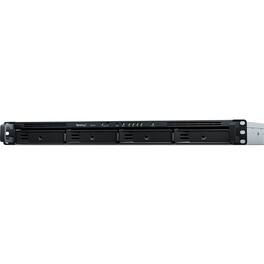Synology - RX418 Drive Enclosure - eSATA Host Interface - 1U Rack-mountable - 4 x HDD Supported - 4 x SSD Supported - 4 x - Black