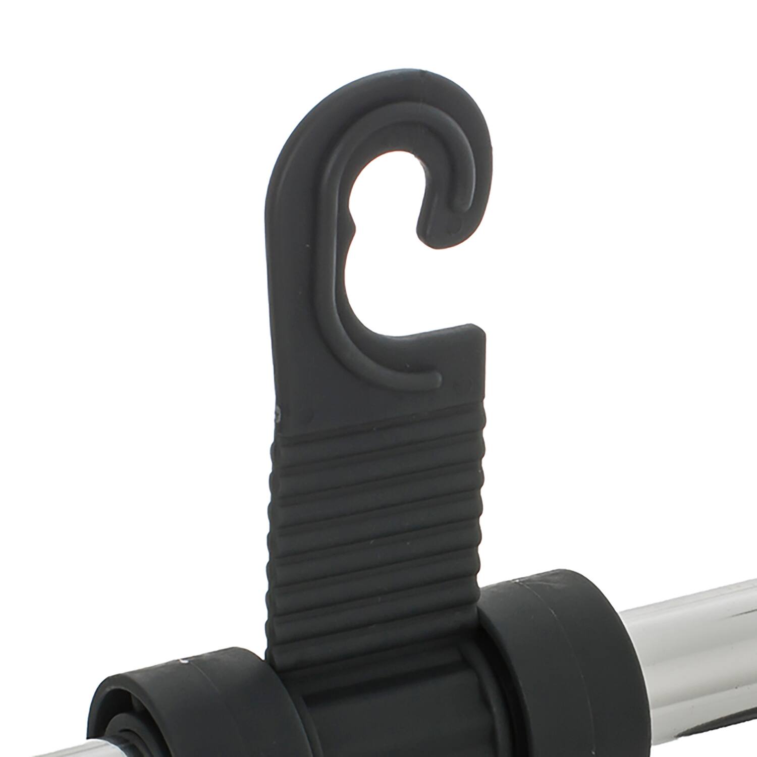 Left. MAXSA Innovations - Maxsa Innovations 25534 4-hook Car Headrest Hanger, Chrome - black.