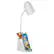 Front. OttLite - Aglow Organizer LED Desk Lamp w/Wireless Charging - White.
