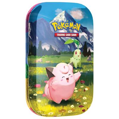 Pokemon ME2.5 Ascended Heroes Mini Tin | Clefairy and Chikorita Pokemon ME2.5 Ascended Heroes Mini Tin | Clefairy and Chikorita