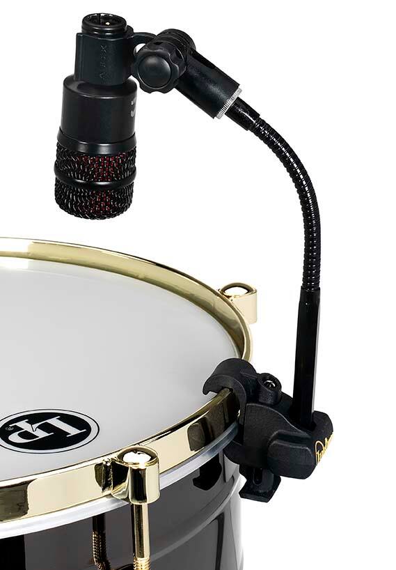 Left. Latin Percussion - Microphone Drum Rim Clamp Adjustable Z Rod.
