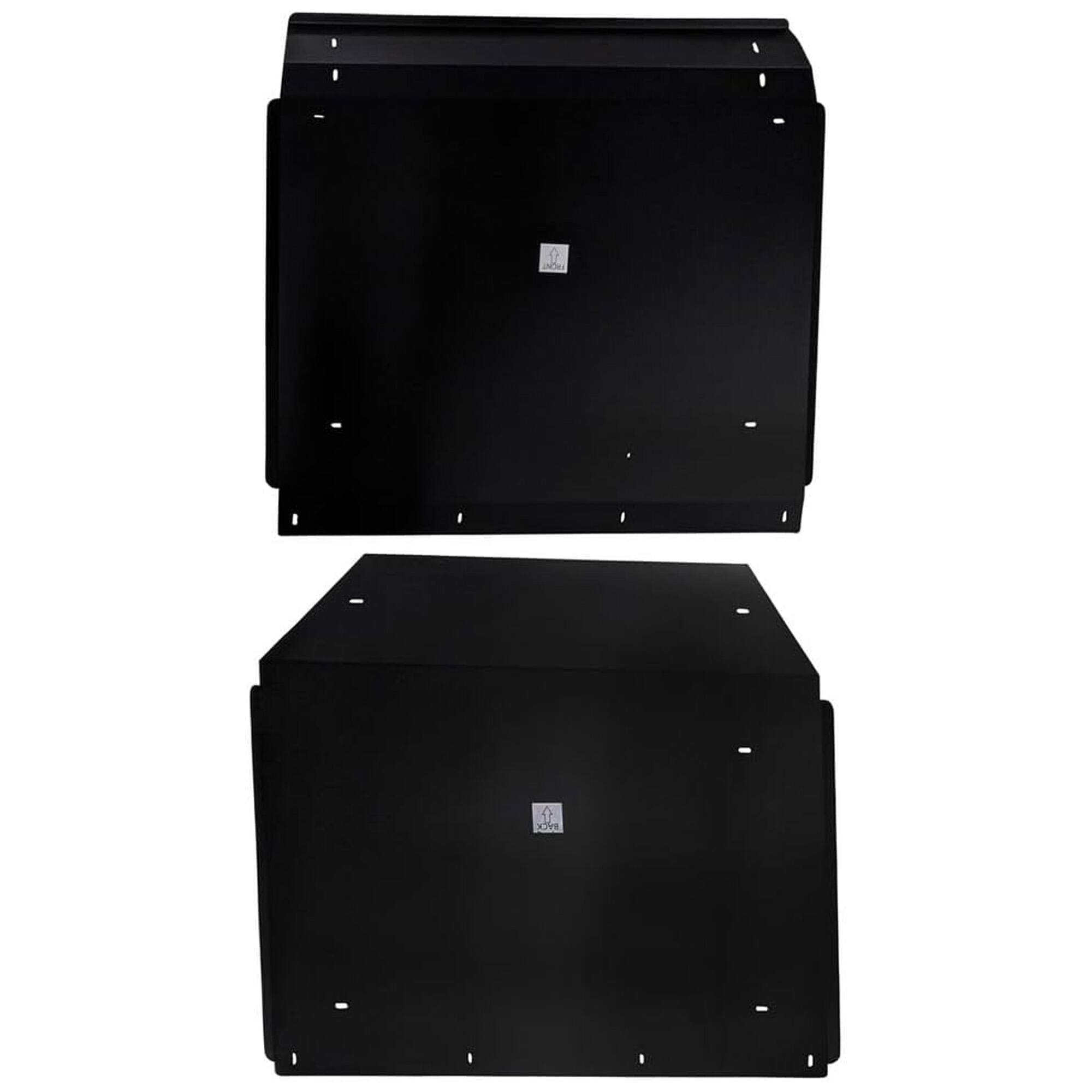Front. Titan Ramps - Titan Ramps Aluminum Roof Accessory for Polaris RZR 4-Door UTV Models, Black.