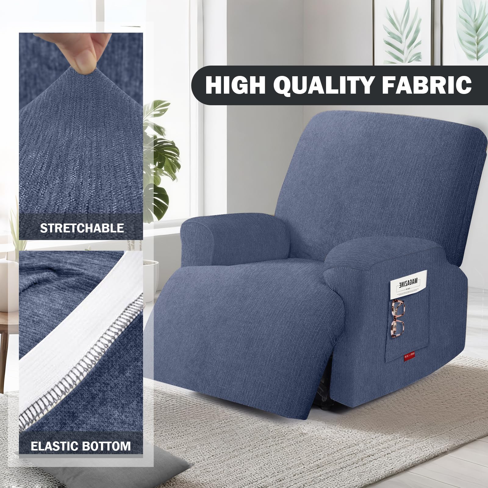 HIGH QUALITY FABRIC  
STRETCHABLE  
ELASTIC BOTTOM