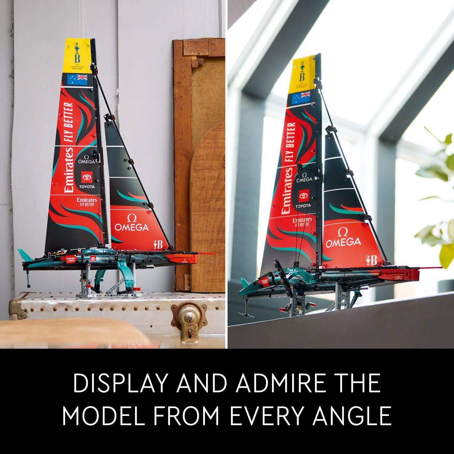 Display and admire the model from every angle.