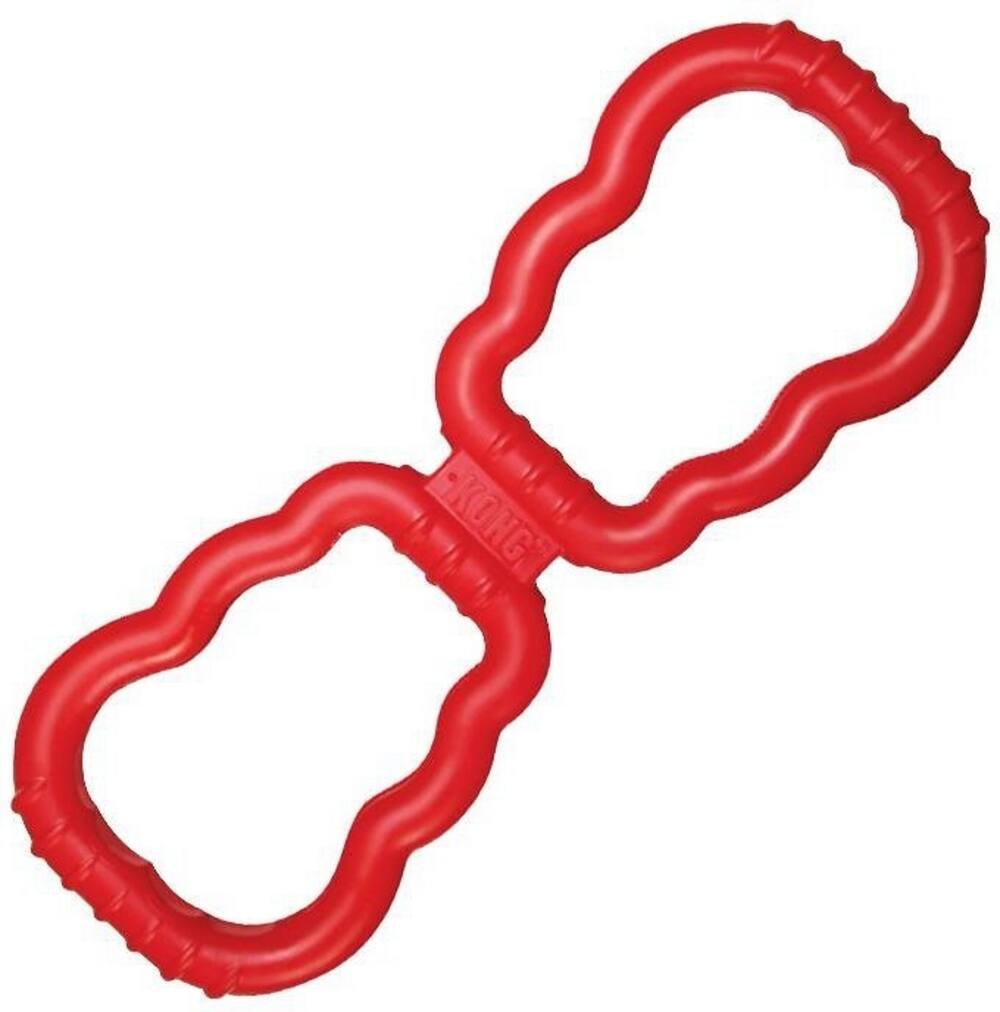 Front. KONG - Kong Tug Dog Toy in Tug Dog Toy - Red.