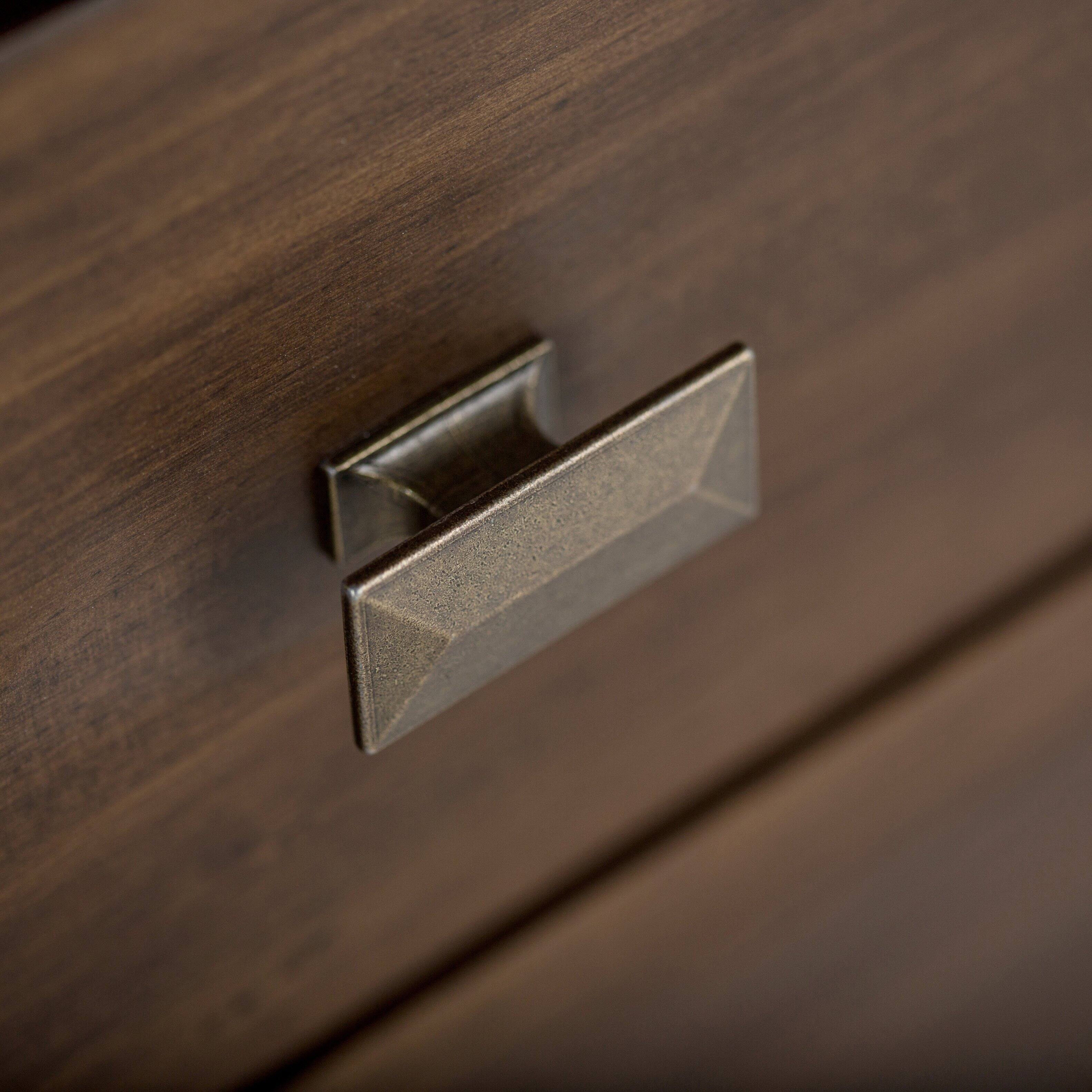 Alt View 3. Simpli Home - Artisan SOLID WOOD Tall TV Media Stand in Natural Aged Brown For TVs up to 60 in. - Natural Aged Brown.