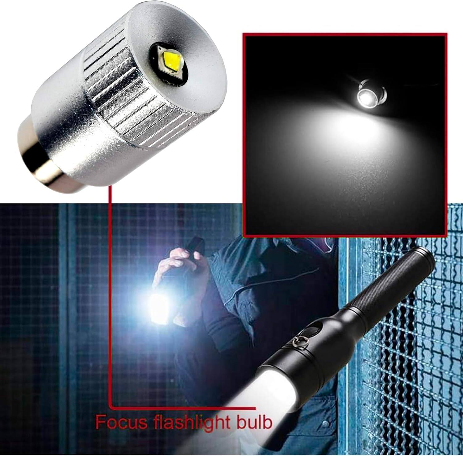 Focus flashlight bulb
