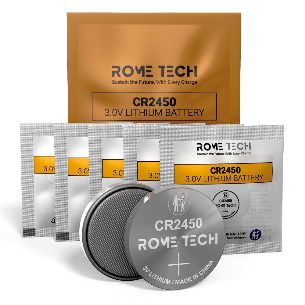 RomeTech Replacement CMOS Coin Cell Battery CR2450 5 Pack - Best Buy