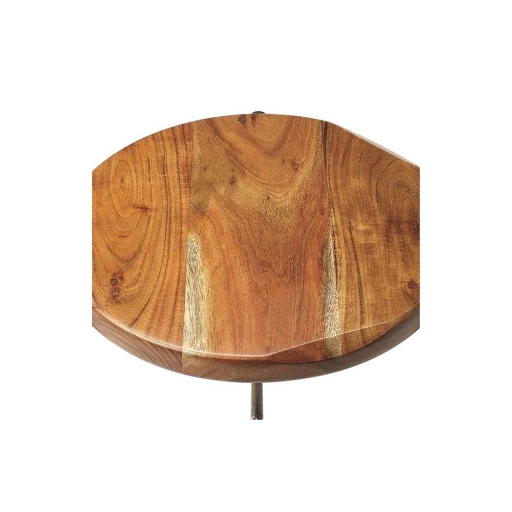 Left. Butler Specialty - Brisbane Live Edge Side Table - Multi-Color.