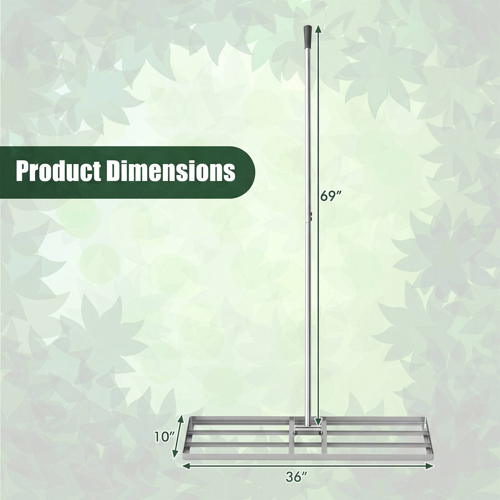 Product Dimensions: 69" x 10" x 36"